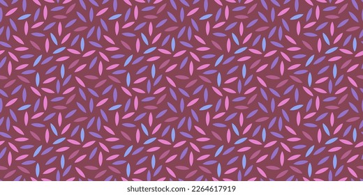 Simple rice grain on light background seamless pattern