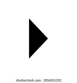Simple right arrow vector icon