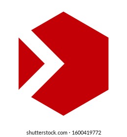 Simple right direction icon vector design illustration eps 10