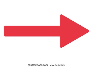 Simple right-pointing red arrow illustration.