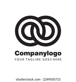 simple ring for logo company design