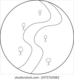 Simple river design for profile