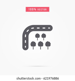 simple road icon
