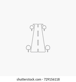 simple road icon