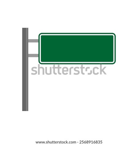 Simple road sign vector illustration