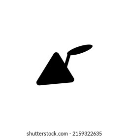 Simple road stop sign with big hand or icon vector illustration
