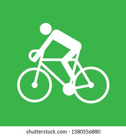 simple roadbike ride logo vector illustration