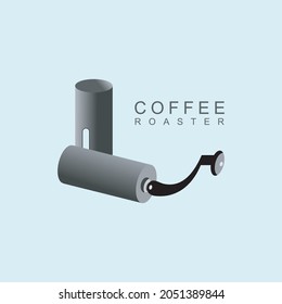 Simple roasted coffee vector design