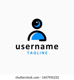 simple robot logo design inspiration . simple robot icon . android logo template