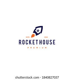 Simple Rocket Home Logo Icon Inspiration