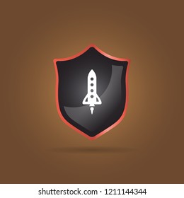 simple rocket icon