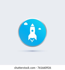simple rocket icon