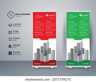 diseño de plantilla de banner de resumen simple