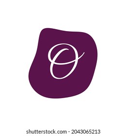 Sencilla romántica moderna inscripción abstracta signo de diseño creativo logo q