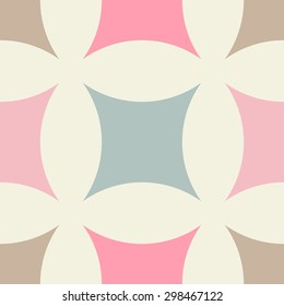 Simple romantic patterns (geometric). Light pastel colors. Endless texture can be used for children's wear, wallpaper, web background, wrapping, packaging etc.