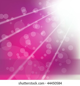 simple rose background with glares and transparent band