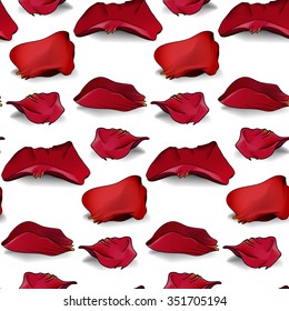 simple rose petals pattern