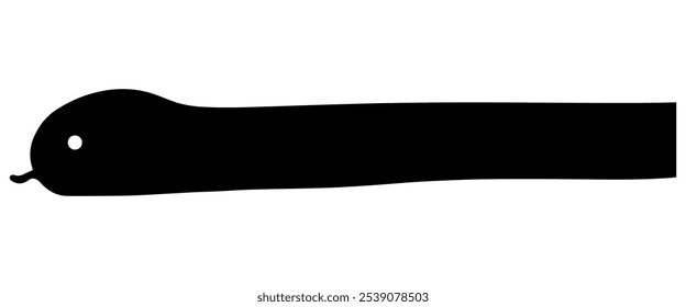 Material de ilustración de serpiente áspera simple