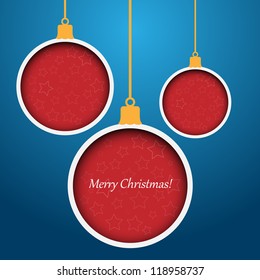 Simple Round Christmas Ornaments