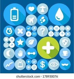 Simple round icons