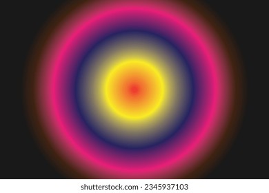 simple round light background design