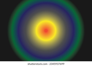 simple round light color background design