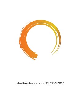 Simple Round Logo art illustration