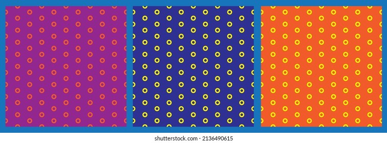 simple round shape trandy seamless pattern for book cover, cloth fabric, tile and giftbox cover etc. eps 10 .
vector seamless pattern