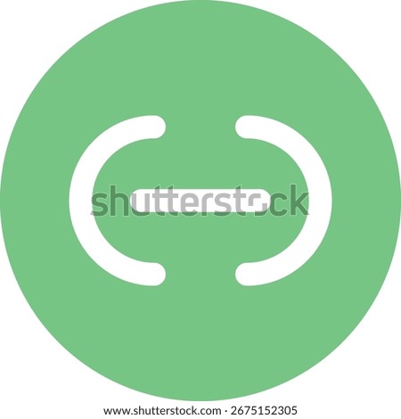 a simple round unlink icon