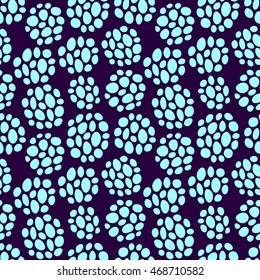Simple rounds, Abstract seamless pattern with dots.