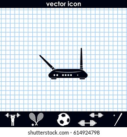 Simple router icon.