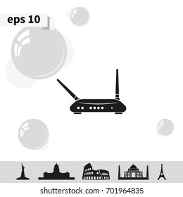 Simple router icon.