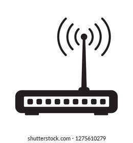Simple router vector icon