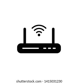 Simple Router Vector Icon Design Template Stock Vector (Royalty Free ...