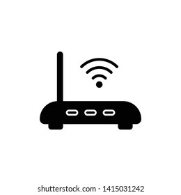 Simple Router Vector Icon Design Template