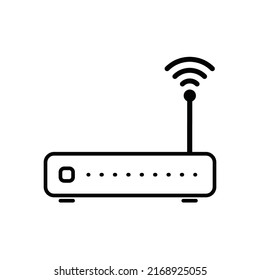 Simple Router Vector Icon Design Template.