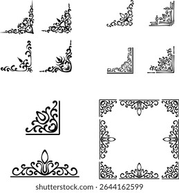 simple royal ornament vector art