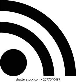 Simple RSS icon that Vector.