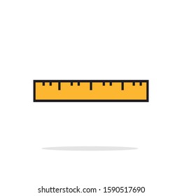simple ruler design icons  for your web site design, logo, pp, UI, vector illustration