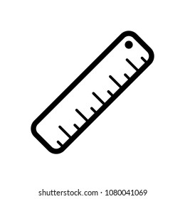 simple ruler icon