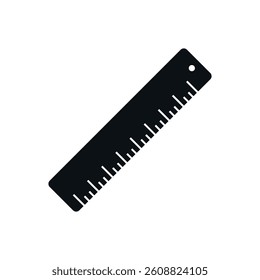 Simple Ruler Icon Vector Template