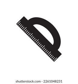 Simple ruler symbol,icon vector illustration template design.