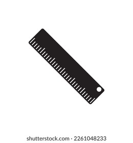 Simple ruler symbol,icon vector illustration template design.
