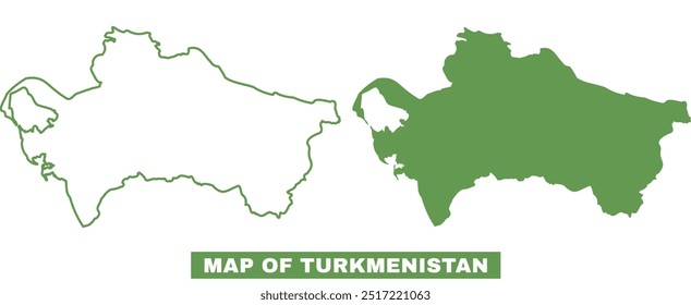 Conjunto de ilustração vetorial Simple Russia Outline Flat Map