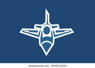 simple Russian fighter jet icon vector illustration
