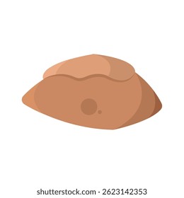 Simples pão rústico. Ilustração vetorial