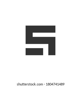 Simple S logo vector design template