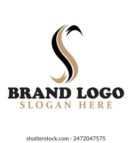 Simple S logo vector illustration template design
