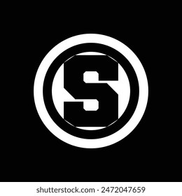 Simple S logo vector illustration template design