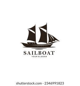 Simple Sailboat Logo Design Ideas